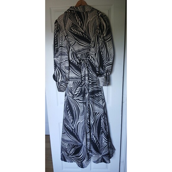 Boho Maxi Dress Love By Design Black/Cream Floral Size Large - Picture 3 of 9